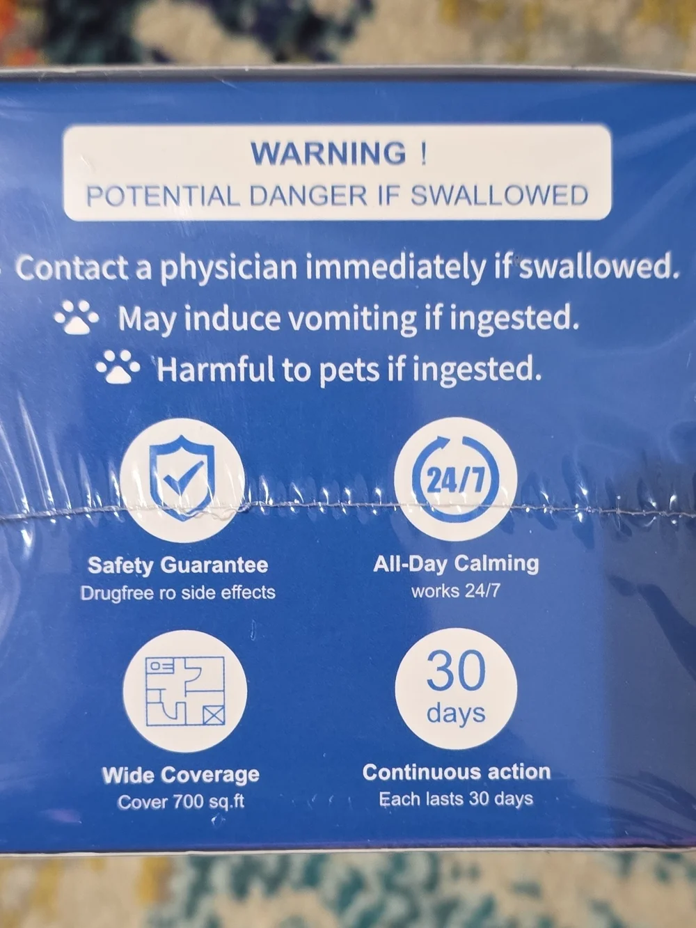 Cat Calming Pheromone Diffuser Kit - Blue/Orange